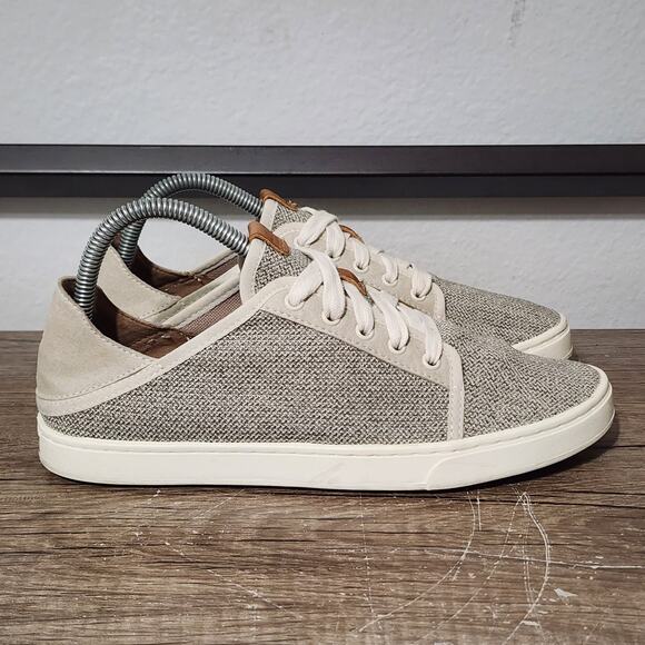 OluKai Pehuea Li Women's Casual Comfort Shoes Sneakers Size 9 Gray - Picture 3 of 9